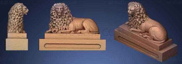 3D model The Gasworks Lion (STL)